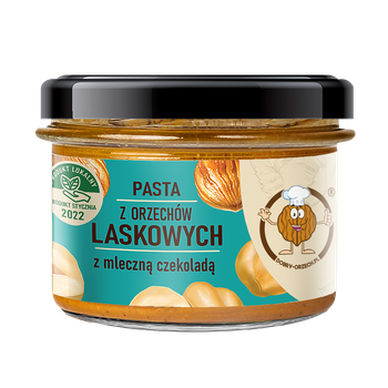 Pasta z orzechów laskowych z mleczną czekoladą