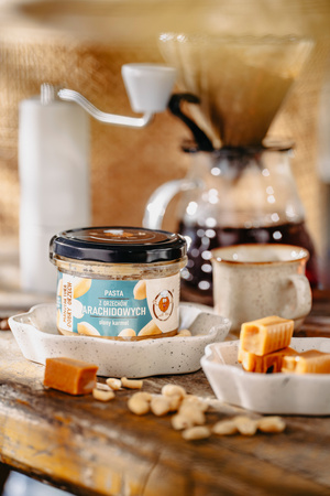 Erdnussbutter mit gesalzenem Karamell