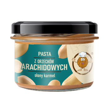 Pasta z orzechów arachidowych słony karmel