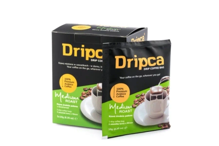 Kawa w saszetkach Dripca średnio palona