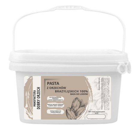 Pasta z orzechów brazylijskich 100 % - do produkcji lodów