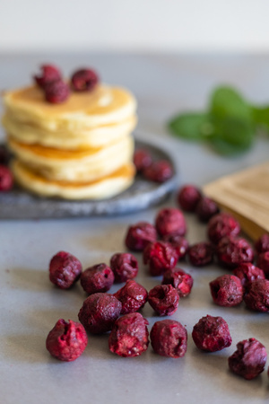 Whole freeze-dried cherries