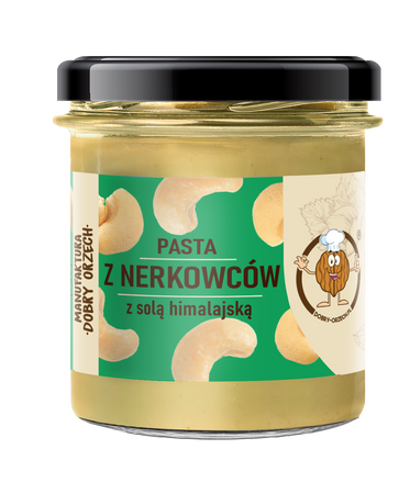 Pasta aus Cashewnüssen mit Salz