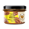 Pecan nut paste with milk chocolate and coffee