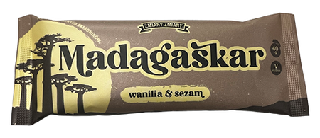 Zdrowy Baton Waniliowo-Sezamowy