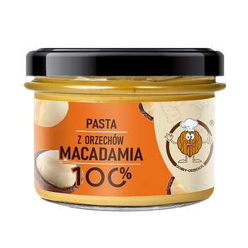 Pasta z orzechów makadamia 100%