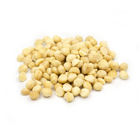 Whole unsalted macadamia nuts