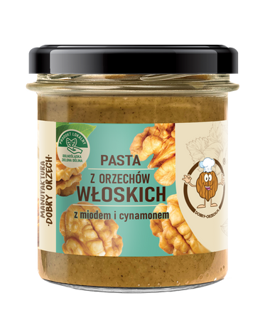 Pasta z orzechów włoskich z miodem i cynamonem