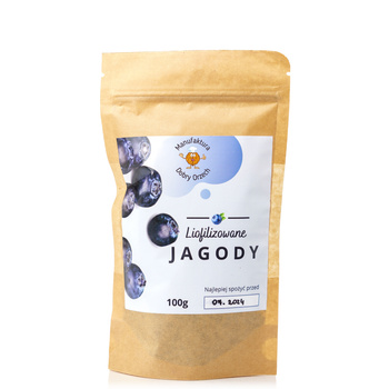Jagody liofilizowane całe