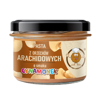 Pasta z orzechów arachidowych o smaku cynamonek 