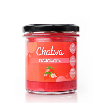 Chałwa z truskawkami bez cukru