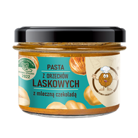 Pasta z orzechów laskowych z mleczną czekoladą